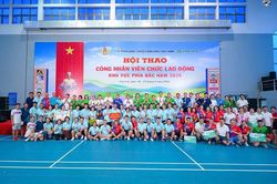Bế mạc Hội thao CNVCLĐ Vinachem 2026 khu vực phía Bắc: Khỏe để lao động, đoàn kết để phát triển