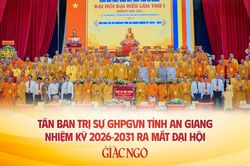 An Giang: Danh sách và chức danh Ban Thường trực Ban Trị sự GHPGVN tỉnh nhiệm kỳ 2026-2031 vừa được suy cử