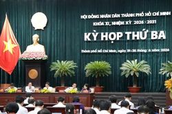 Kỳ họp thứ Ba, HĐND th&agrave;nh phố Hồ Ch&iacute; Minh Khơi th&ocirc;ng nguồn lực ph&aacute;t triển từ loạt quyết s&aacute;ch về hạ tầng, an sinh