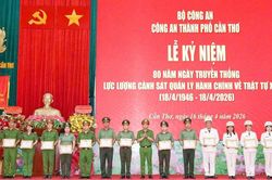 Dấu ấn Cảnh sát Quản lý hành chính sau một năm vận hành mô hình mới tại Cần Thơ