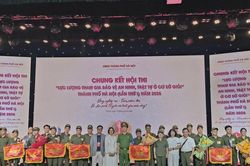S&ocirc;i nổi chung kết hội thi Lực lượng bảo vệ an ninh, trật tự ở cơ sở giỏi Thủ đ&ocirc;