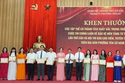 Phường Y&ecirc;n Sở tổng kết c&aacute;c cuộc thi tuy&ecirc;n truyền về Đảng