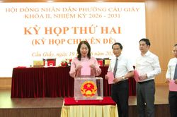 HĐND phường Cầu Giấy tổ chức kỳ họp chuyên đề