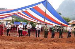 Lễ khởi công xây dựng điểm Trường Mầm non Cốc Pàng