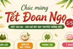 Chúc mừng Tết Đoan Ngọ (mùng 5/5 âm lịch)