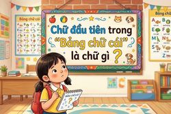 Chữ đầu tiên trong 'bảng chữ cái' là chữ gì?