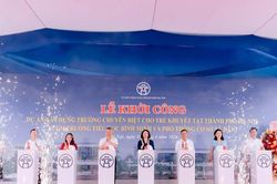 Khởi công xây dựng Trường chuyên biệt cho trẻ khuyết tật thành phố Hà Nội