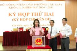 Phường Cầu Giấy: Kiện toàn bộ máy, thông qua nhiều quyết sách quan trọng