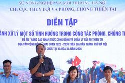 H&agrave; Nội n&acirc;ng cao kỹ năng hộ đ&ecirc;, bảo vệ người d&acirc;n trước thi&ecirc;n tai