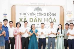 Ra mắt Thư viện cộng đồng x&atilde; D&acirc;n H&ograve;a