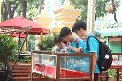 Trẻ khiếm thị lần đầu có không gian đọc riêng tại Hội sách Thiếu nhi TP.HCM