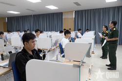 Ngày thứ hai thi đánh giá năng lực của Bộ Quốc phòng: An toàn, nghiêm túc, không vi phạm quy chế
