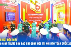 Sức hút đặc biệt của gian trưng bày Báo chí Quân đội tại Hội báo Toàn quốc 2026