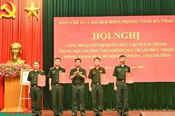 Công bố quyết định thành lập Trung đội phương tiện không người lái