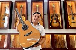 Đ&agrave;n Guitar Custom Việt Nam - Tinh hoa thủ c&ocirc;ng Việt bước ra thế giới