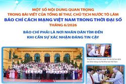 Một số nội dung quan trọng trong bài viết của Tổng Bí thư, Chủ tịch nước Tô Lâm 'Báo chí Cách mạng Việt Nam trong thời đại số'
