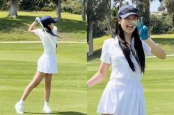 Jennie (BLACKPINK) gây chú ý với kỹ năng chơi golf