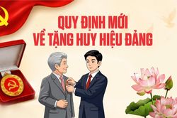 Quy định mới về tặng Huy hiệu Đảng