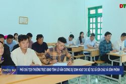 Phó Chủ tịch Thường trực UBND tỉnh Lò Văn Cương dự sinh hoạt chi bộ tại xã Sín Chải và Sính Phình