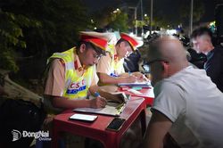 Tăng cường tuần tra đêm, xử lý vi phạm giao thông