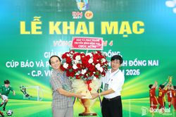 Khai mạc Giải bóng đá U.11 Cụm thi đấu vòng loại số 4 Cúp Báo và Phát thanh, Truyền hình Đồng Nai - C.P. Việt Nam lần thứ 21, năm 2026