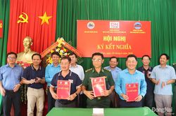 Phòng Chuyên đề, Báo và Phát thanh, Truyền hình Đồng Nai kết nghĩa với Đồn biên phòng Lộc An