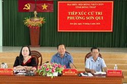 Đại biểu HĐND tỉnh Đồng Tháp: Kịp thời giải đáp những vấn đề cử tri quan tâm