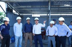 Đôn đốc giải phóng mặt bằng các dự án tái định cư phục vụ đường sắt tốc độ cao tại xã Tân Định