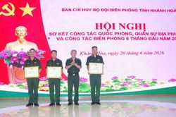 Hội nghị sơ kết c&ocirc;ng t&aacute;c quốc ph&ograve;ng, qu&acirc;n sự địa phương v&agrave; c&ocirc;ng t&aacute;c bi&ecirc;n ph&ograve;ng
