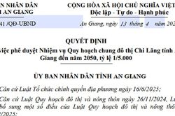 Quy hoạch đô thị Chi Lăng 5.000ha: Trung tâm logistics biên giới mới của An Giang