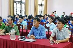 Hơn 250 đoàn viên, thanh niên được tuyên truyền phòng chống ma túy và tư vấn việc làm