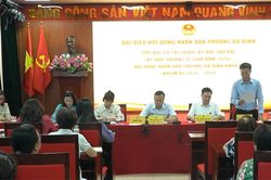 HĐND phường Ba Đình tiếp xúc cử tri trước kỳ họp thứ hai
