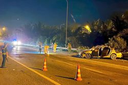 Tai nạn giao thông trên Đại lộ Thăng Long, 3 người bị thương