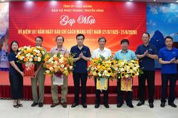 Gặp mặt kỷ niệm 101 năm Ngày Báo chí cách mạng Việt Nam
