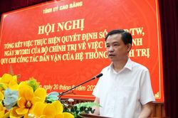 Ph&oacute; B&iacute; thư Thường trực Tỉnh ủy, Trưởng Đo&agrave;n ĐBQH tỉnh Bế Thanh Tịnh: C&aacute;c cấp, ng&agrave;nh tiếp tục đổi mới mạnh mẽ nội dung, phương thức d&acirc;n vận