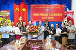 Các địa phương chúc mừng Báo và phát thanh, truyền hình Cà Mau nhân Ngày Báo chí Cách mạng Việt Nam