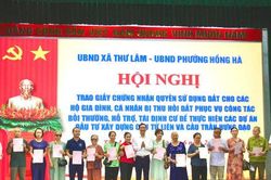 Tạo nền tảng an cư cho 200 hộ dân tái định cư phường Hồng Hà