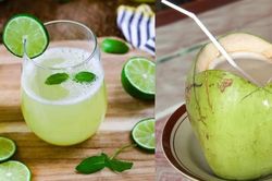 Trời nóng, uống nước chanh hay nước dừa tốt hơn?