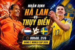Nhận định, dự đoán tỷ số Hà Lan vs Thụy Điển: Đôi công tạo mưa bàn thắng?