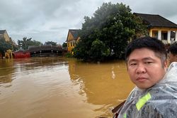 Nhà báo Trần Lê Lâm và thông điệp 'Nước dâng người không lùi'