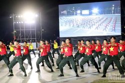 [Ảnh] Mãn nhãn những màn biểu diễn võ thuật, nghiệp vụ của Công an nhân dân