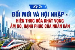 Kỳ 2: Đổi mới v&agrave; hội nhập - hiện thực h&oacute;a kh&aacute;t vọng ấm no, hạnh ph&uacute;c của nh&acirc;n d&acirc;n