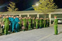 Công an phường Tam Kỳ ra quân trấn áp các hành vi liên quan đến ma túy