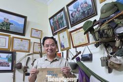 Người cựu binh trao gửi ký ức qua tờ Báo Tiền Phong xuất bản năm 1977