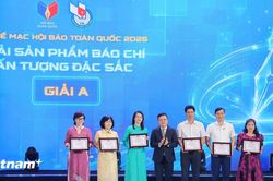 Bế mạc Hội báo: Chuyên trang Đại hội Đảng XIV của VietnamPlus được trao Giải A
