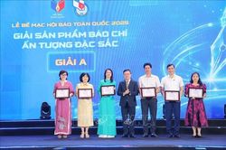 Báo Tin tức và Dân tộc giành giải A giải 'Sản phẩm báo chí ấn tượng đặc sắc' tại Hội báo toàn quốc 2026