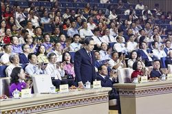 Chủ tịch Quốc hội Trần Thanh Mẫn dự Lễ trao Giải B&aacute;o ch&iacute; Quốc gia lần thứ XX