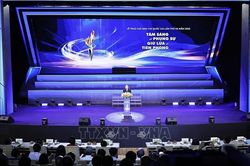 Chủ tịch Quốc hội Trần Thanh Mẫn: B&aacute;o ch&iacute; tiếp tục d&ugrave;ng ng&ograve;i b&uacute;t sắc b&eacute;n để phụng sự Tổ quốc, phục vụ nh&acirc;n d&acirc;n