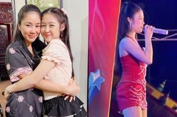 'Con gái' Lê Phương và Lương Thế Thành đi hát hội chợ gây tranh cãi