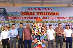 Khai trương Không gian văn hóa, ẩm thực Mường Xia